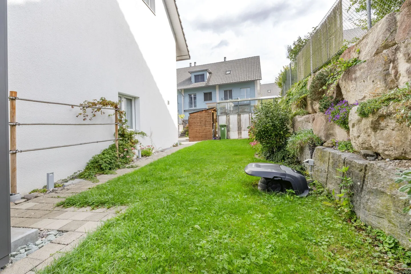 5.5-Zimmer-Doppeleinfamilienhaus in Hettlingen an ruhiger Lage mit Garagenplatz und beheiztem Wintergarten - Foto 19 di 29