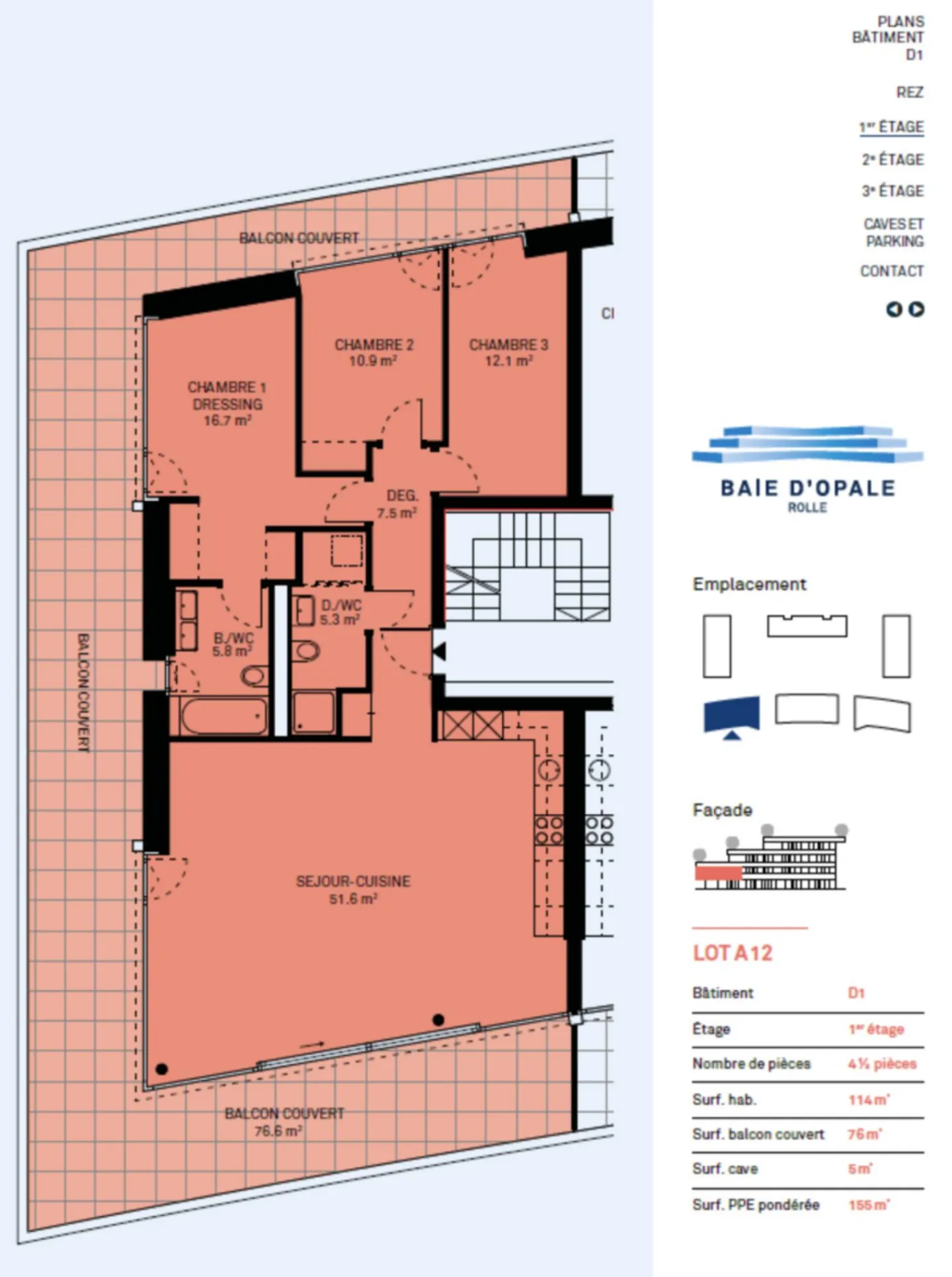 Appartamento 4.5 stanze - Foto 7 di 8