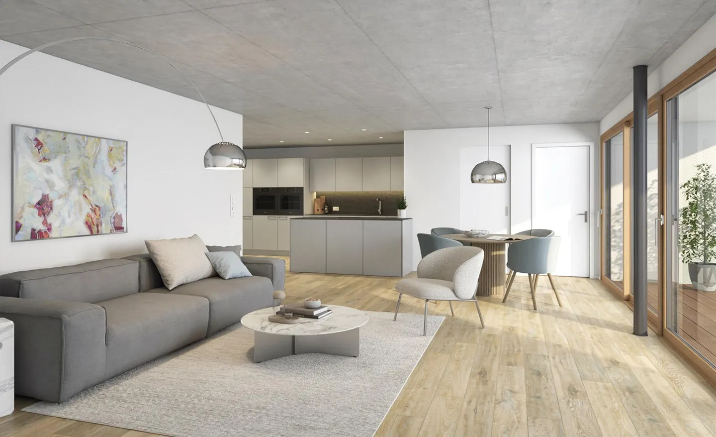 Modernes 2.5-Zimmer-Apartment - Foto 7 von 8