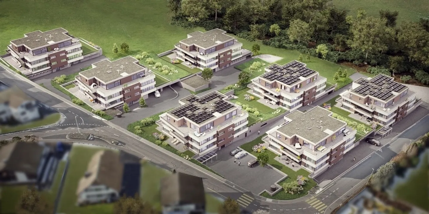Moderne 3.5-Zimmerwohnung in der Natur - Foto 7 von 7