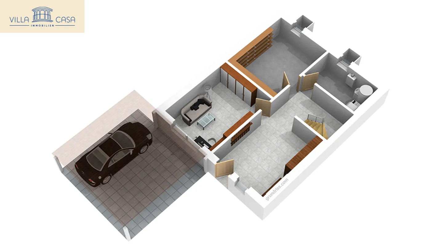 Modernes Einfamilienhaus in der Natur - Foto 7 von 13