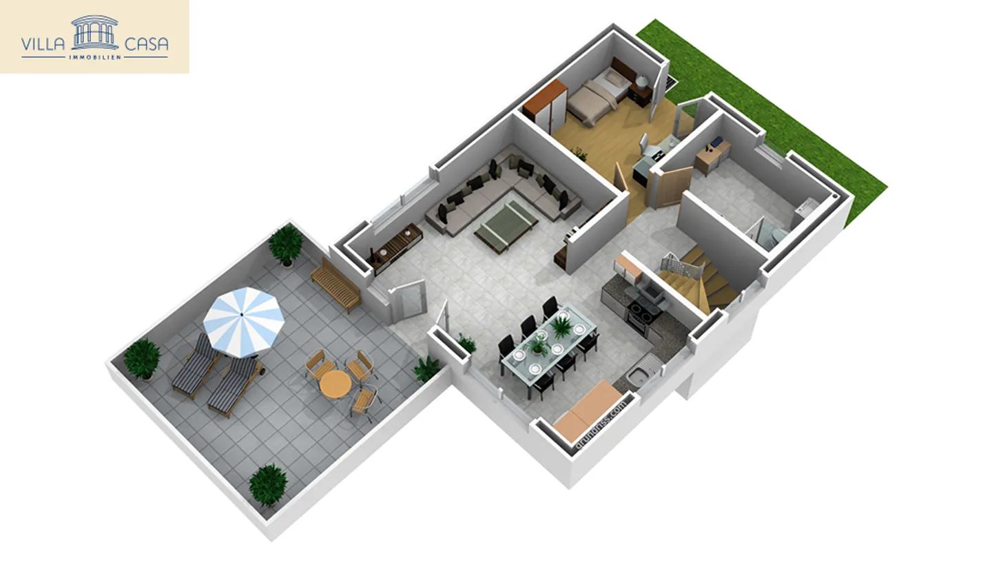 Modernes Einfamilienhaus in der Natur - Foto 9 von 13