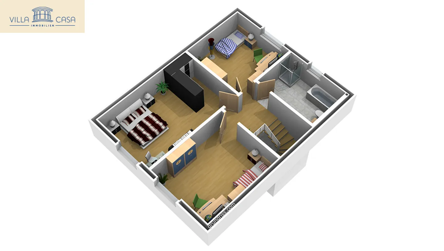Modernes Einfamilienhaus in der Natur - Foto 11 von 13