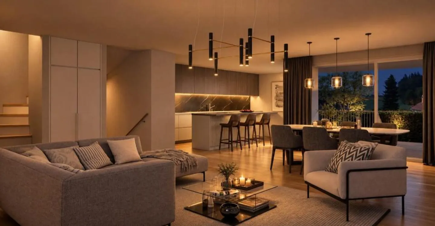 Magnifique triplex contemporain à Corminboeuf - Photo 1 sur 11
