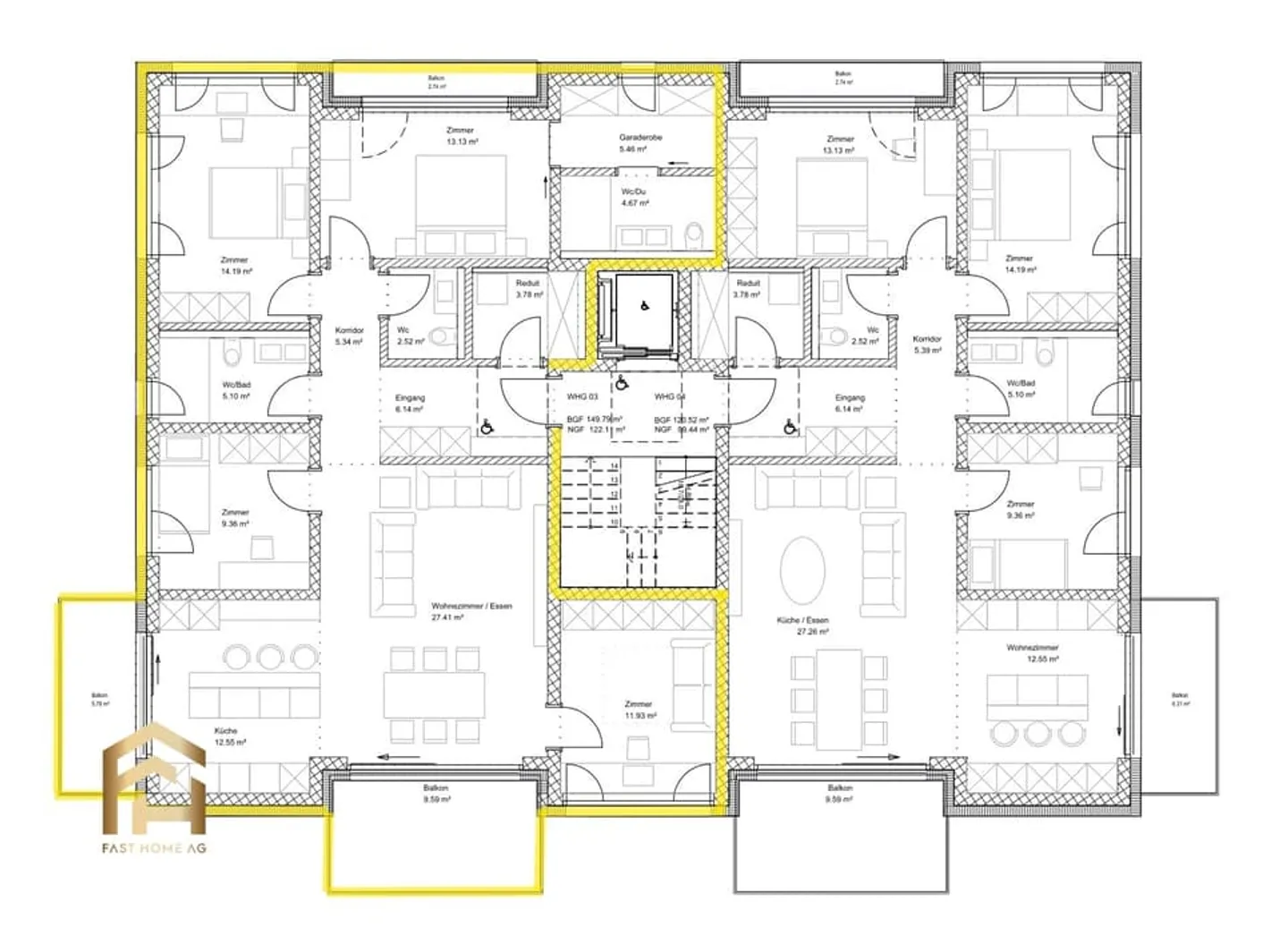 Innovative New Construction Project: Fantastic 5.5 Room Apartment - Photo 13 of 13