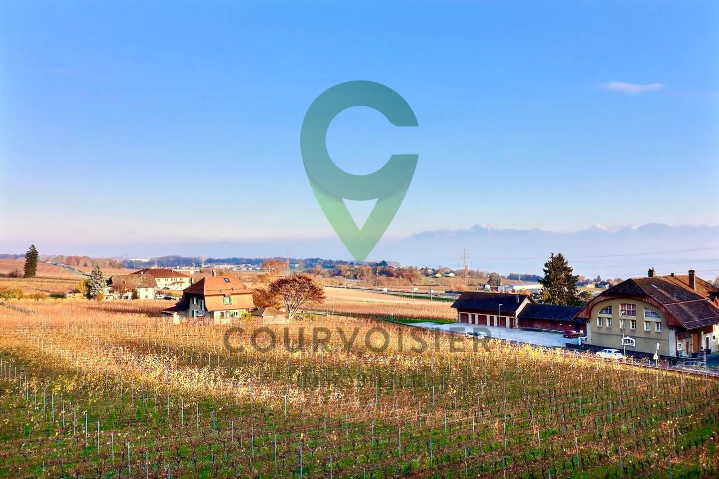 Wunderschön renovierte Penthousewohnung mit Geschmack, Blick auf die Weinberge und den See - Foto 2 von 12