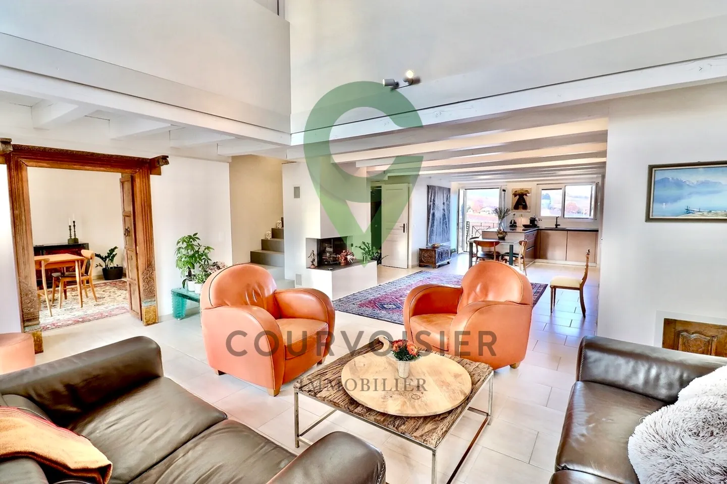 Wunderschön renovierte Penthousewohnung mit Geschmack, Blick auf die Weinberge und den See - Foto 3 von 12