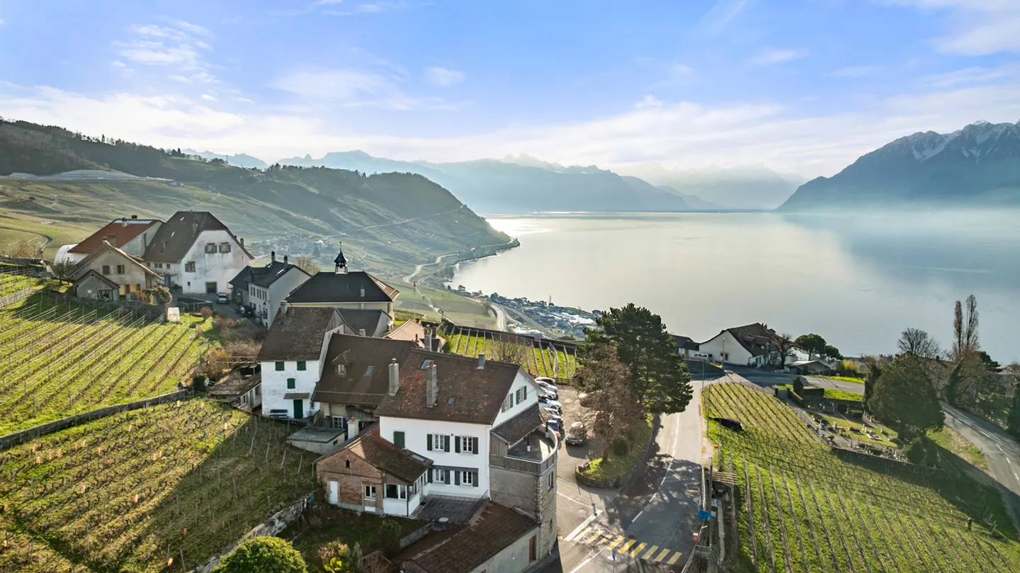 Außergewöhnliches Gebäude mit 3 Wohnungen und Panoramablick, Lavaux - Foto 1 von 26
