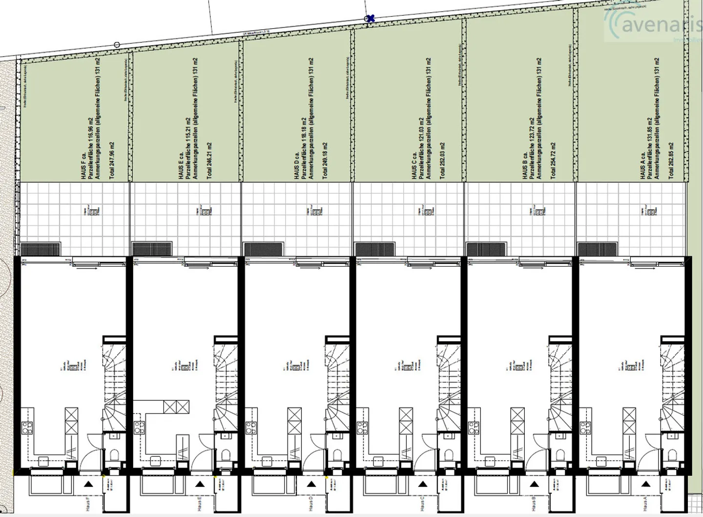 Nuovo progetto di costruzione: 6 moderne case unifamiliari a schiera - Foto 11 di 12