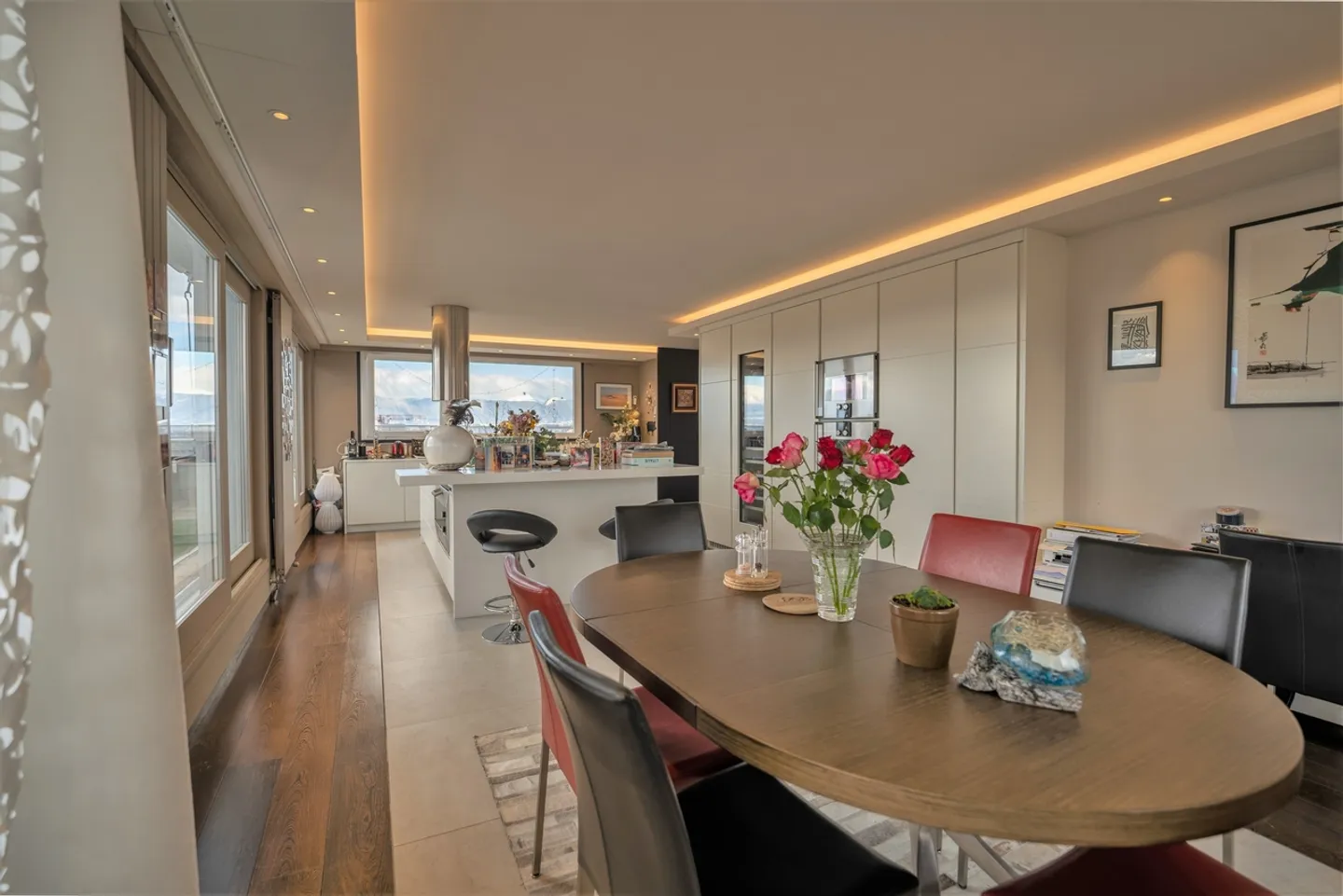 Dachgeschoß-Duplex mit atemberaubendem Blick auf Genève - Foto 4 von 7