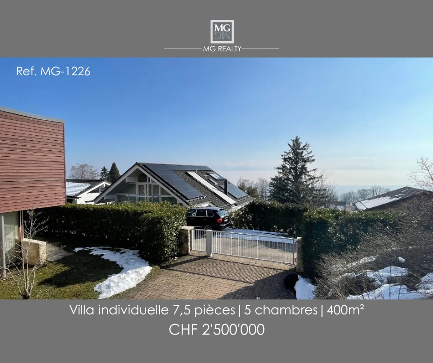 Villa contemporaine avec vue imprenable - Photo 1 sur 10