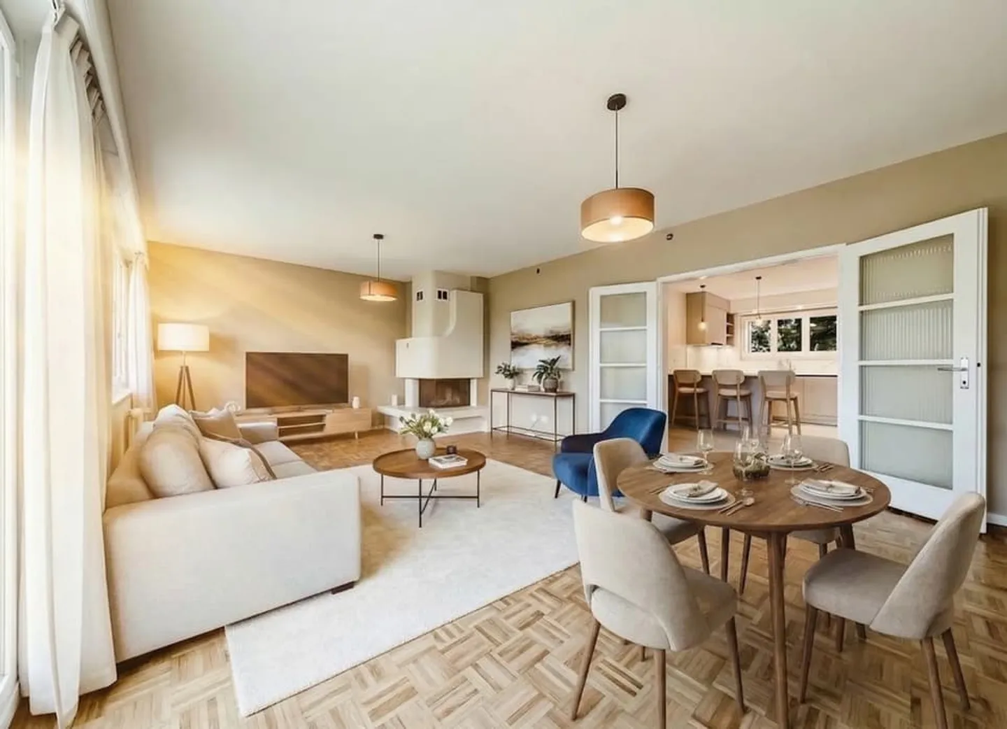 Chailly - Superbe appartement de 3.5 pièces entièrement rénové - Foto 1 von 8