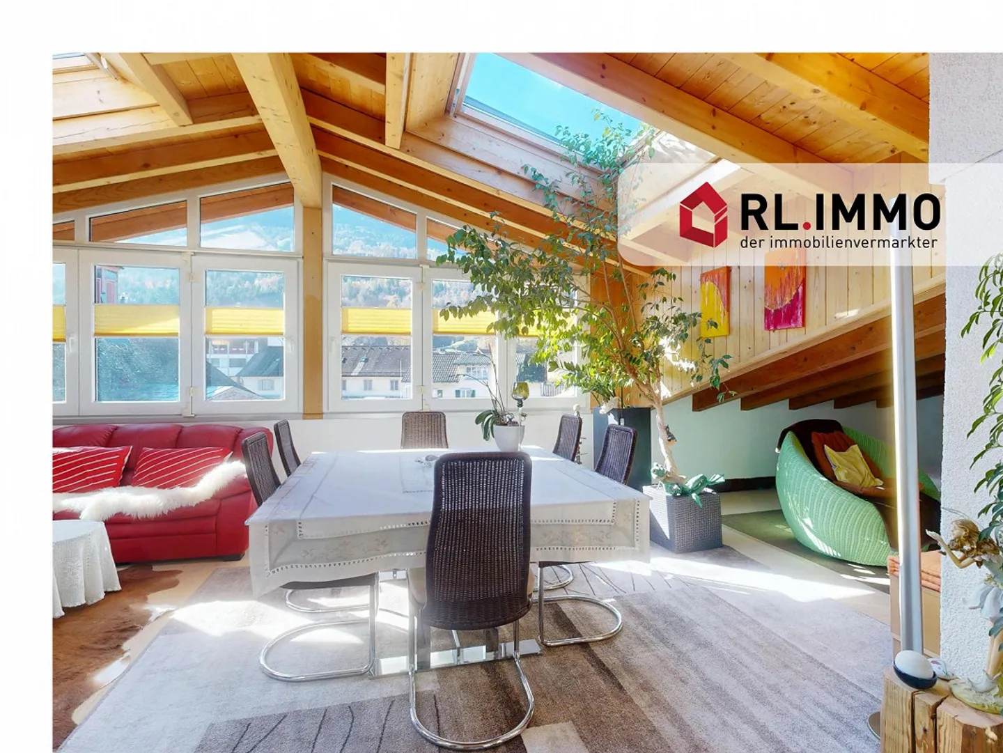 5.5-Zimmer-Attikawohnung mit Traumhafter Aussicht - Foto 1 von 8