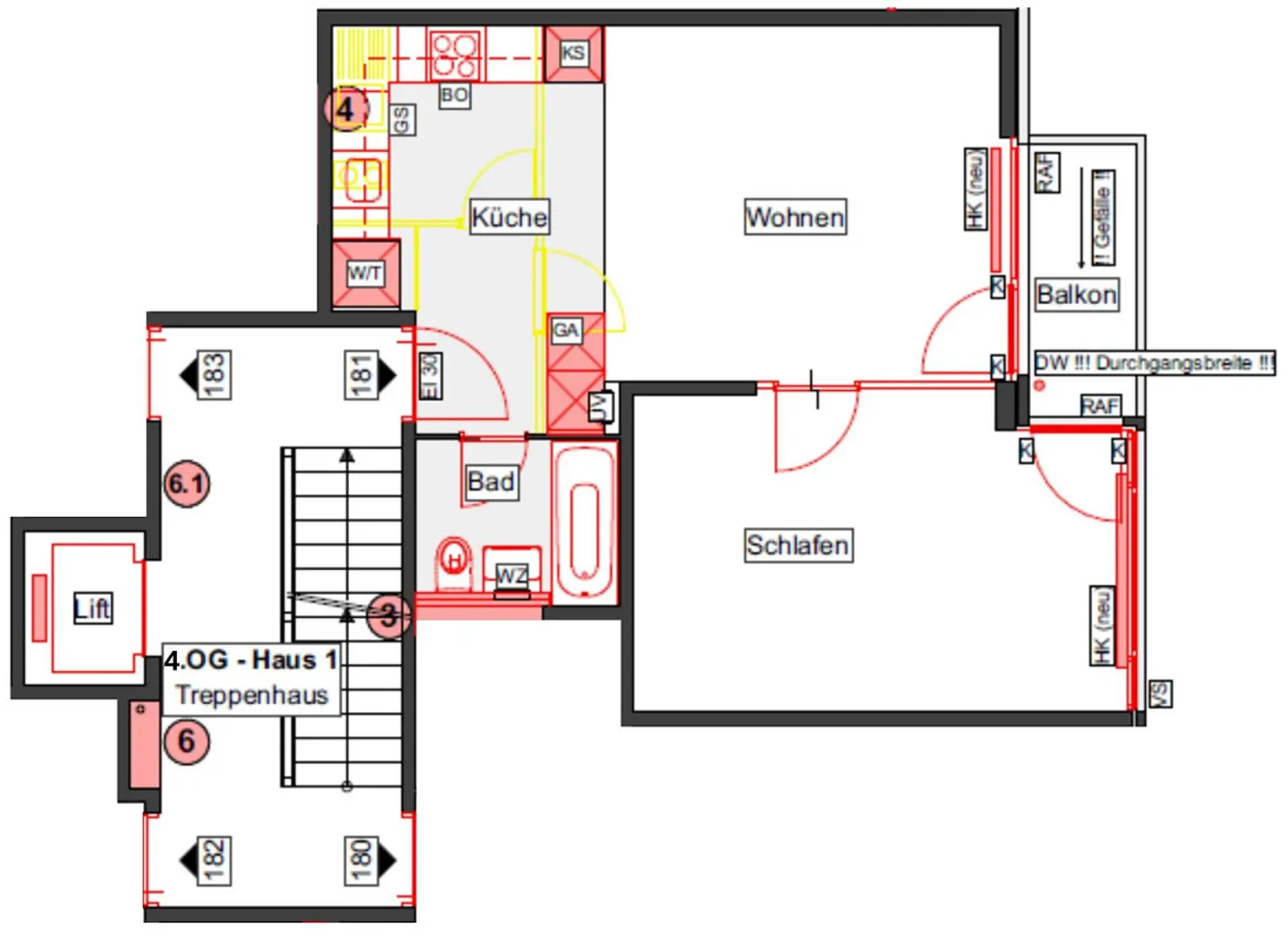 2-room apartment in the St. Johann district with balcony - Photo 8 of 8