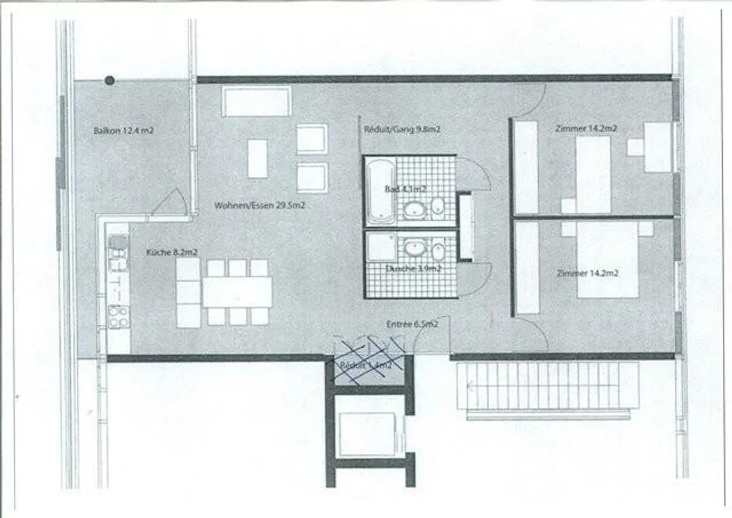 3.5 Zimmer Wohnung an der Glatttalstrasse 118c, 8052 Zürich - Photo 8 sur 8