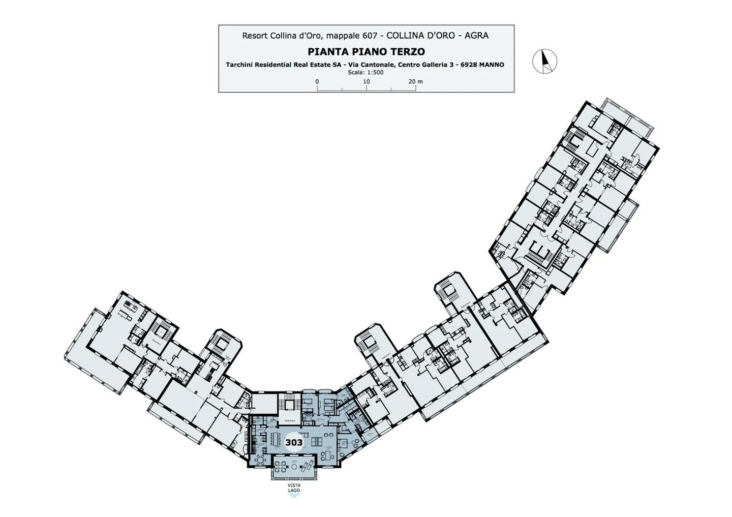 COLLINA D'ORO-AGRA - Luxurious 276 sqm apartment with large loggia and lake view (Ref. 303) - Photo 18 of 18