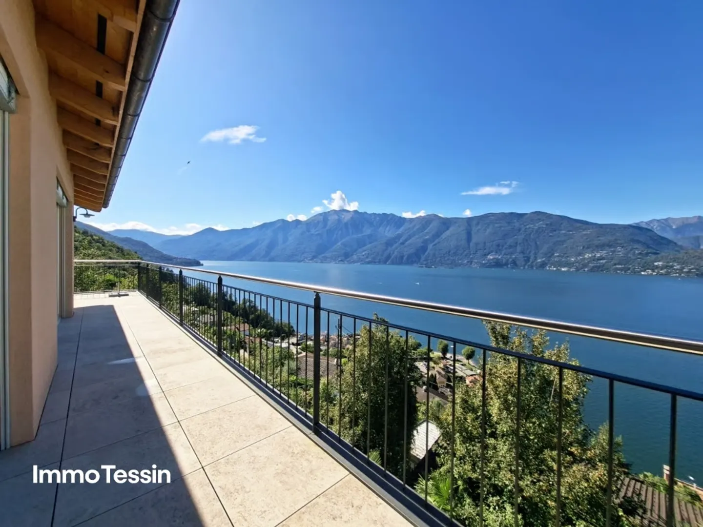 RARITY: Modern 5 1/2 Room Villa & Building Land with Unique Lake View of Lago Maggiore as far as the Eye Can See - Photo 2 of 13