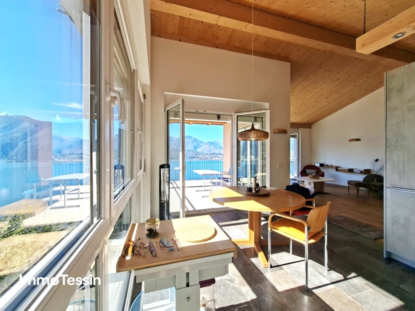 RARITY: Modern 5 1/2 Room Villa & Building Land with Unique Lake View of Lago Maggiore as far as the Eye Can See - Photo 7 of 13