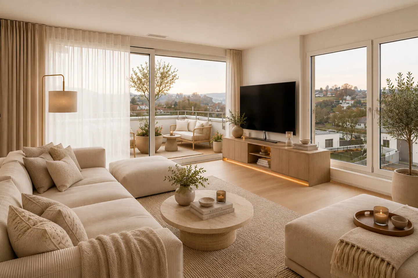 Appartement en Attique Unique avec Vue sur le Rhin - Photo 2 sur 8