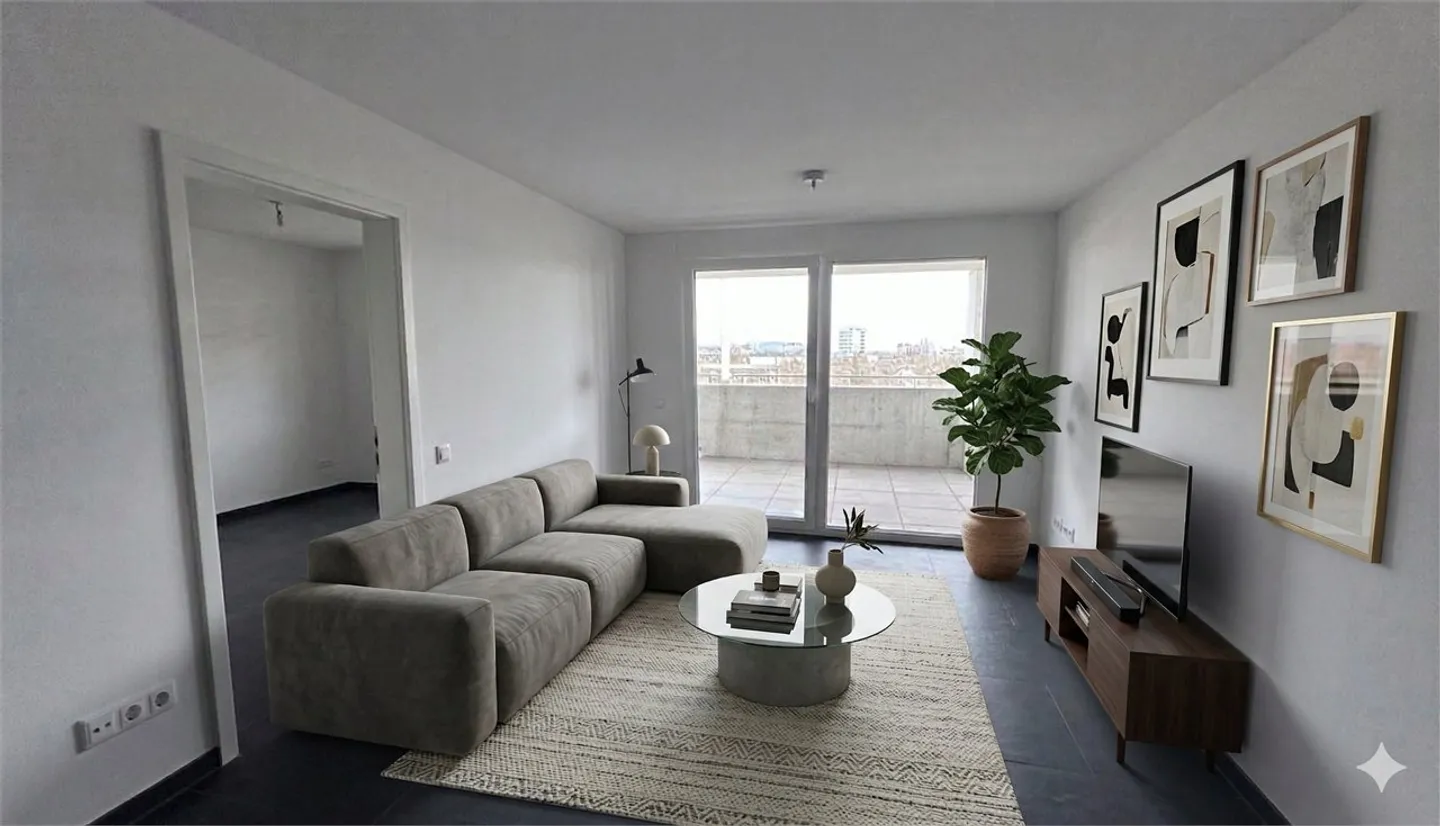 Modern Apartment with Terrace - Photo 3 of 6