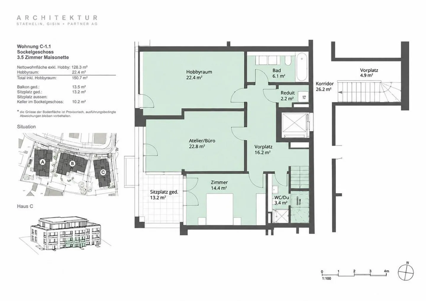 Appartamento Maisonette al Piano Terra Luminoso ed Elegante con Giardino (C-1.1) - Foto 7 di 8