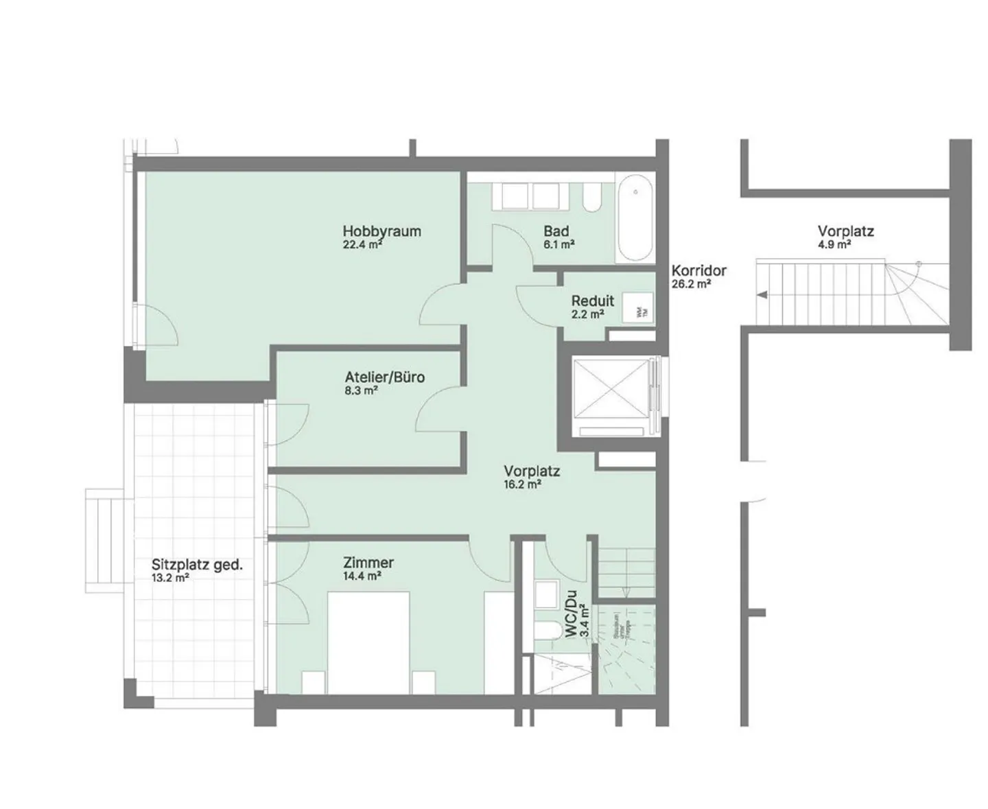 Appartamento Maisonette al Piano Terra Luminoso ed Elegante con Giardino (C-1.1) - Foto 8 di 8
