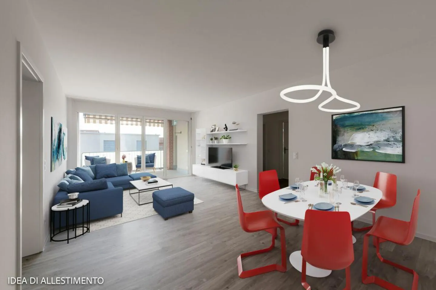 100, Mendrisio, Via Borromini 21, appartement no. 441 - Photo 1 sur 13