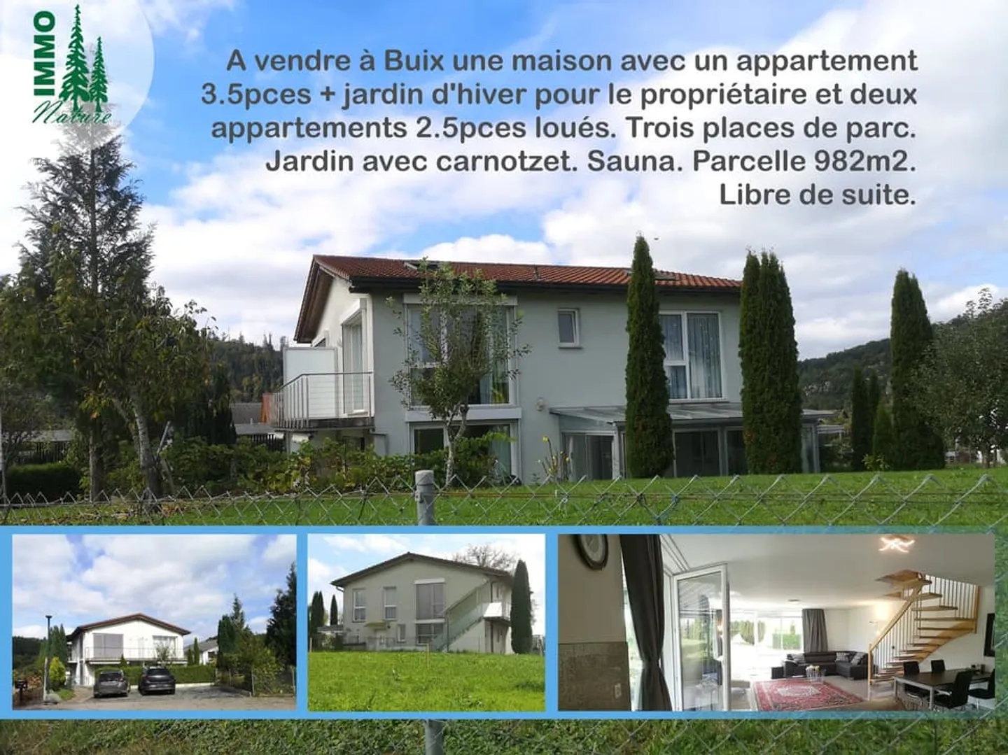 Maison avec deux appartements loués et un appartement pour le propriétaire - Photo 1 sur 13