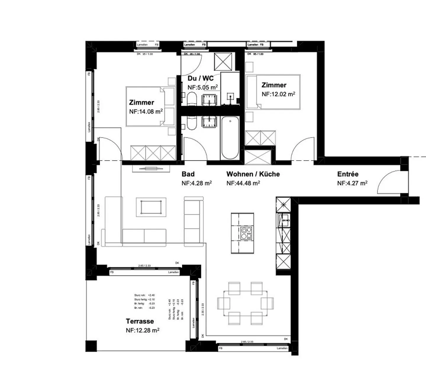 Nuovo progetto di costruzione/Prima occupazione - Incantevole appartamento di 3,5 locali - Foto 5 di 7