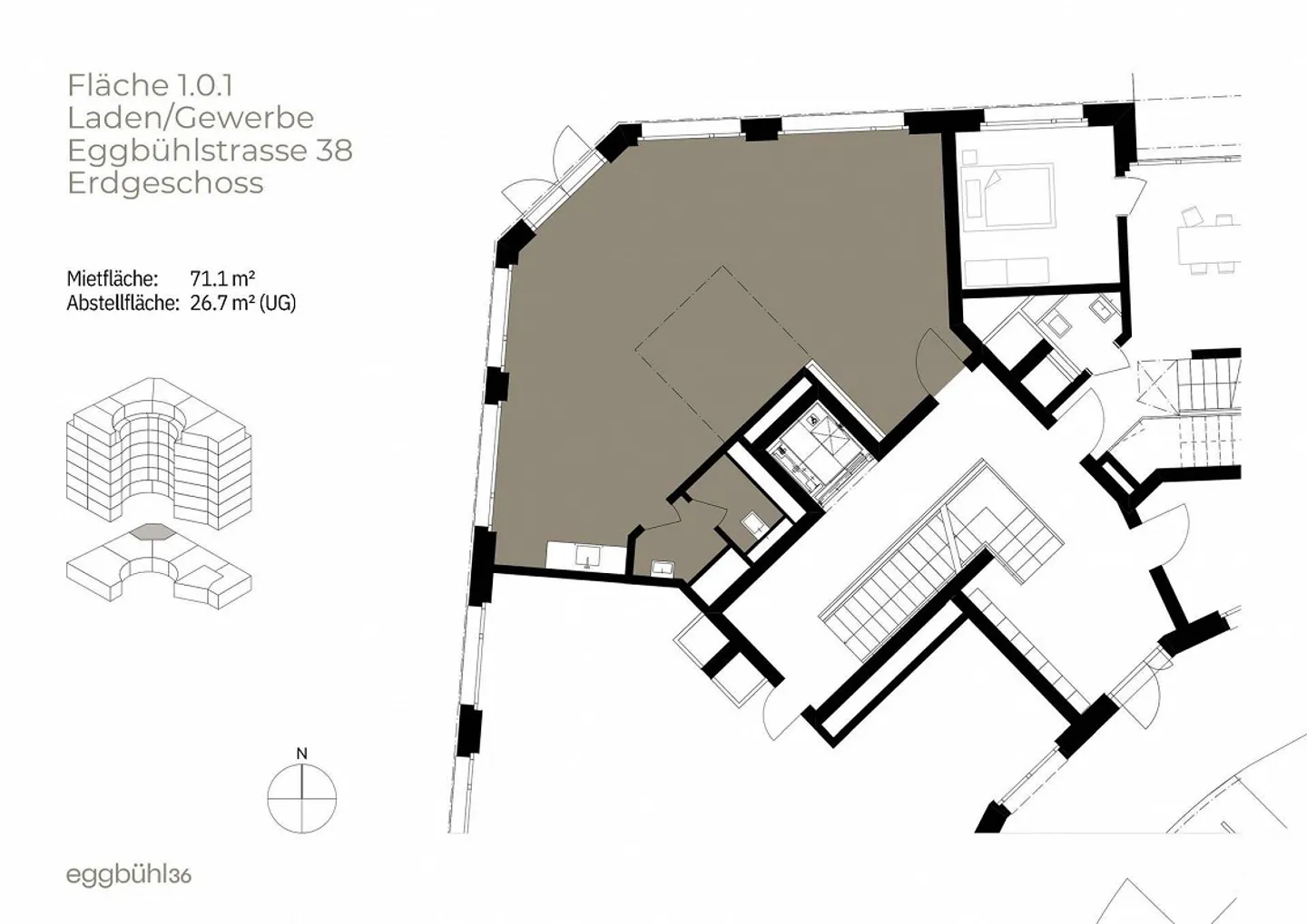 Attractive New Commercial Spaces in Zurich-Oerlikon - Photo 5 of 5