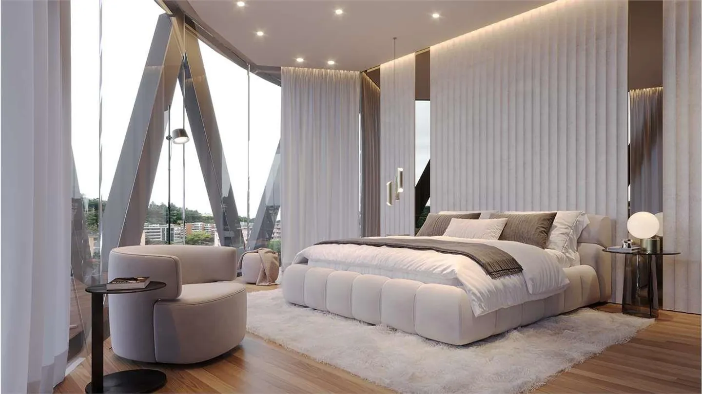Moderno appartamento 1.5 locali nella Residenza Butterfly a Paradiso - progetto artistico - Foto 10 di 13