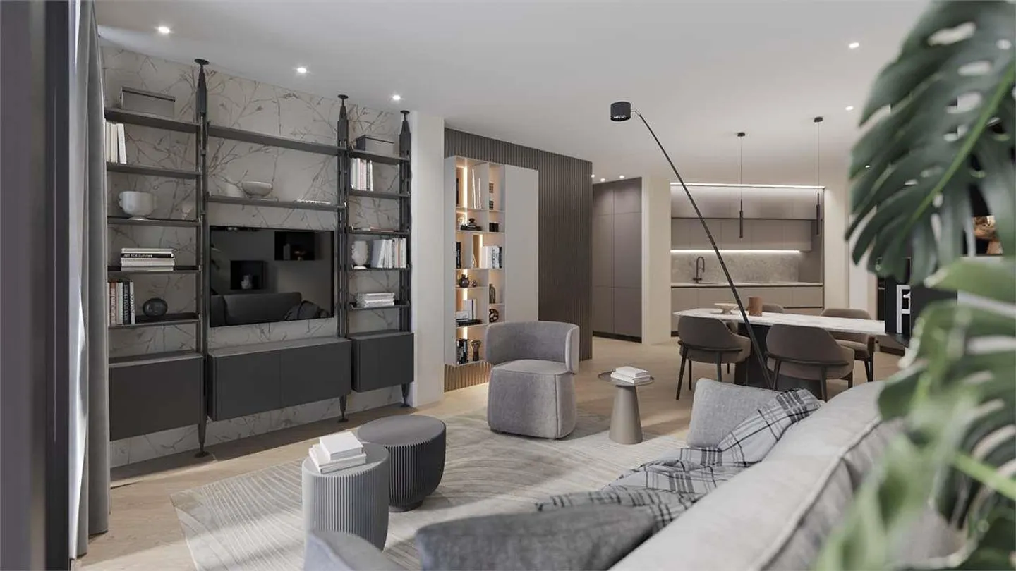 Moderno appartamento 1.5 locali nella Residenza Butterfly a Paradiso - progetto artistico - Foto 11 di 13