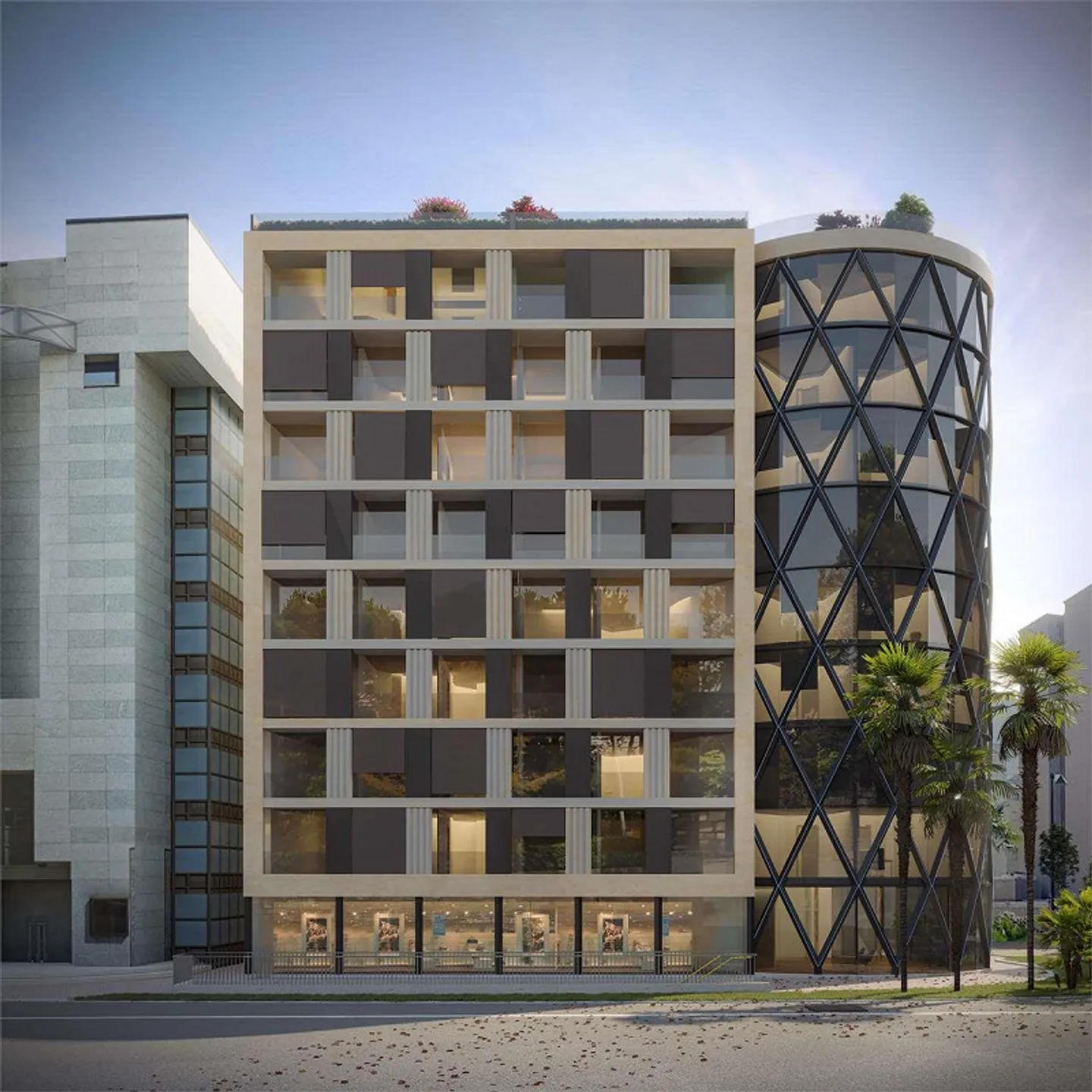 Moderno appartamento 1.5 locali nella Residenza Butterfly a Paradiso - progetto artistico - Foto 3 di 13