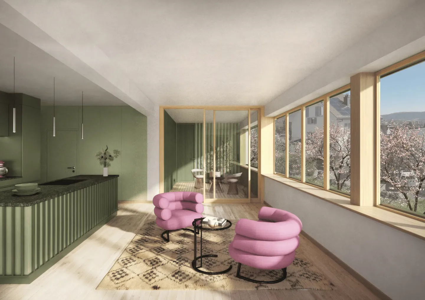 Nuovo appartamento giardino 3.5 stanze al Lägernhang - Foto 1 di 6