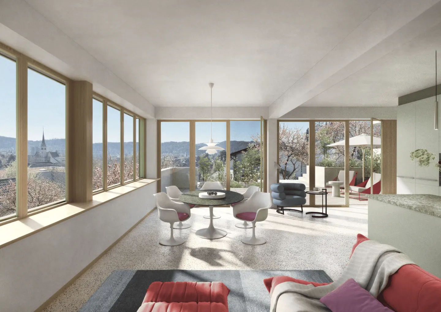 Nuovo appartamento giardino 3.5 stanze al Lägernhang - Foto 2 di 6