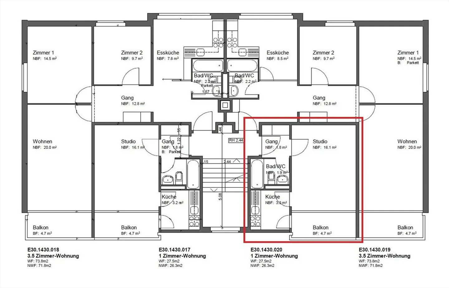 Befristet Dez–Feb: Möblierte 1.5-Zi-Wohnung mit Balkon, Effretikon - Photo 7 of 7
