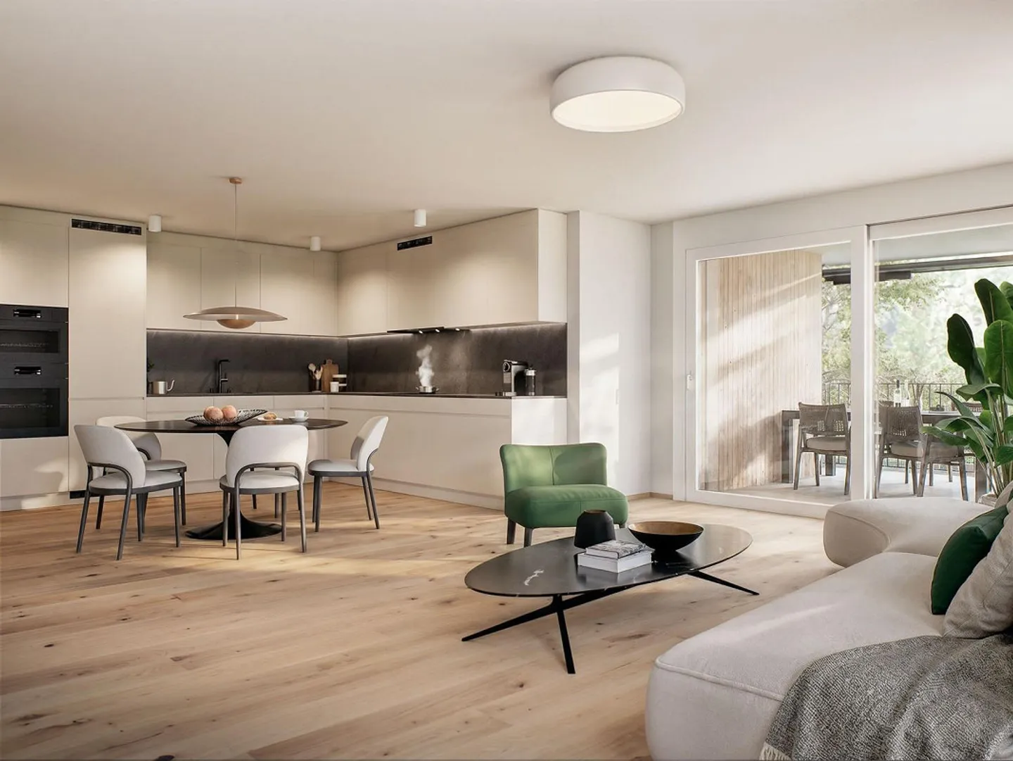 4.5 Room New Apartment in a Beautifully Quiet Location in Oerlikon - Photo 2 of 6