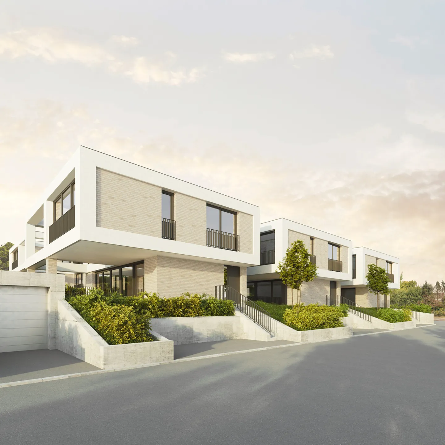 Top moderne, stylé : 5 maisons individuelles exclusives dans le meilleur emplacement - Photo 1 sur 11