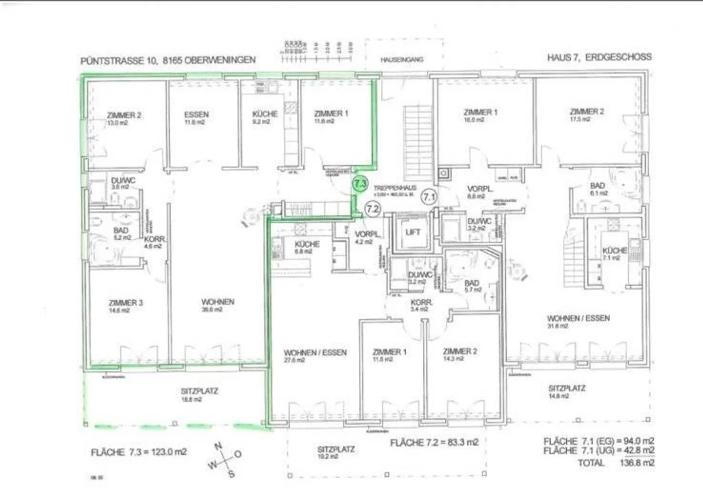 Magnifique appartement 5/5 pièces à Oberweningen - Photo 10 sur 10