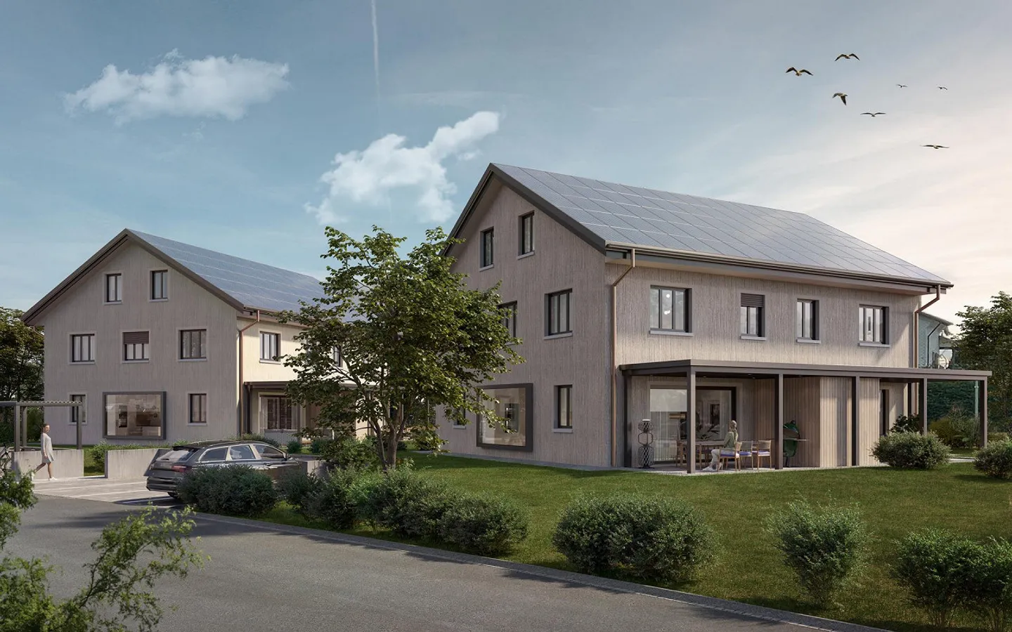 Nouvelle maison familiale jumelée exclusive de 6 à 7,5 pièces - Photo 1 sur 11