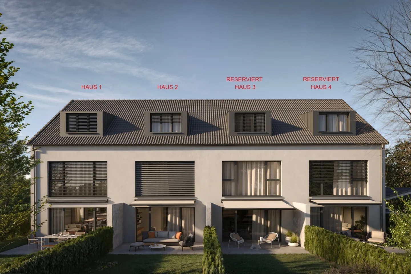 New construction project Bündtenstrasse with four 5.5-room terraced houses (House 1) - Photo 2 of 7