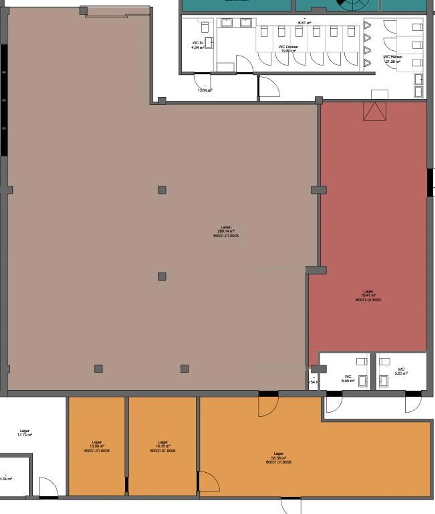 Frequentierte Ladenfläche direkt bei der Tiefgarage - Einkaufszentr... - Foto 3 von 9