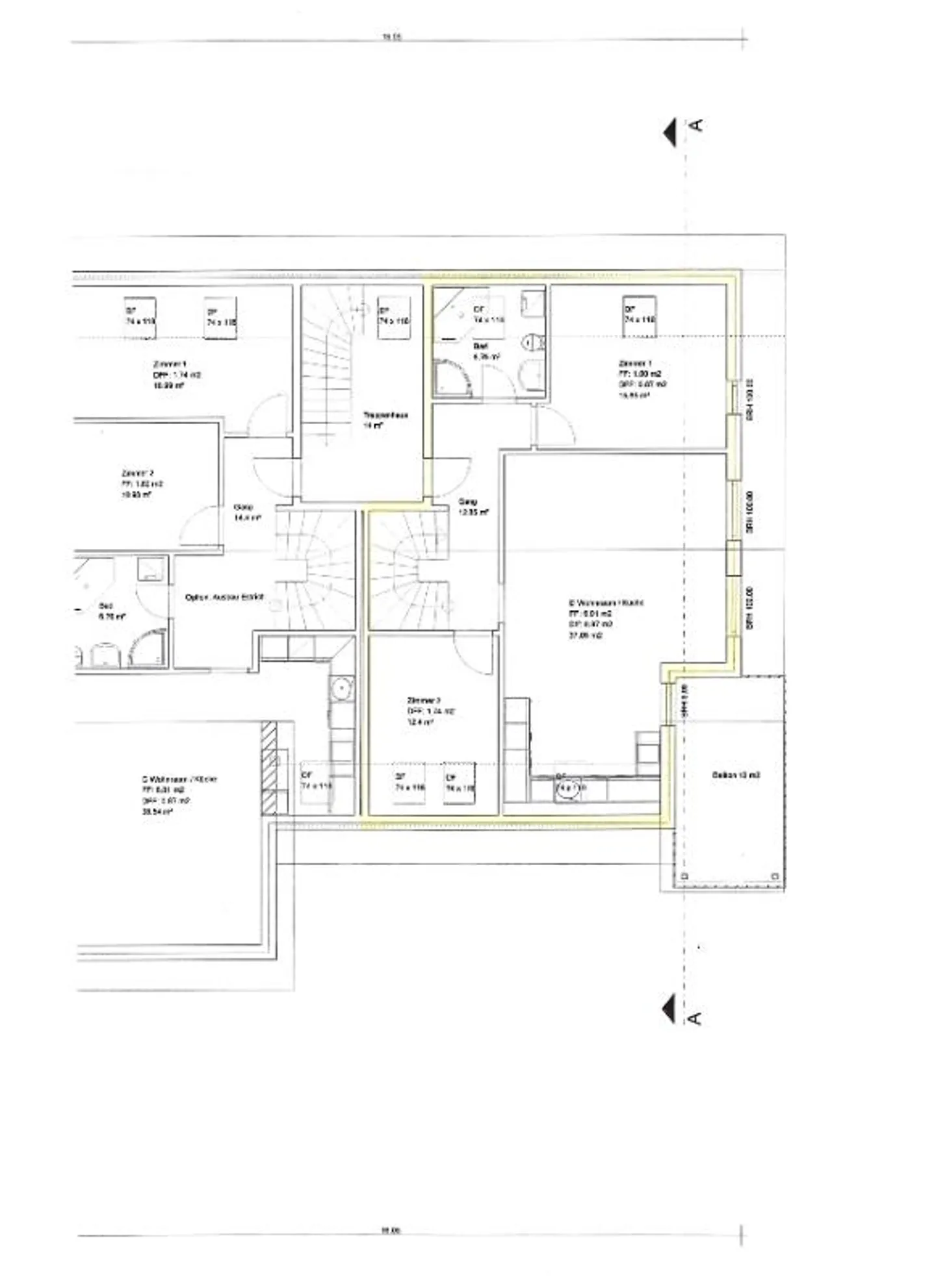 4.5 Room Maisonette Apartment for Rent in 4-Family House, Whirlpool, etc. Beautiful Location - Photo 7 of 9