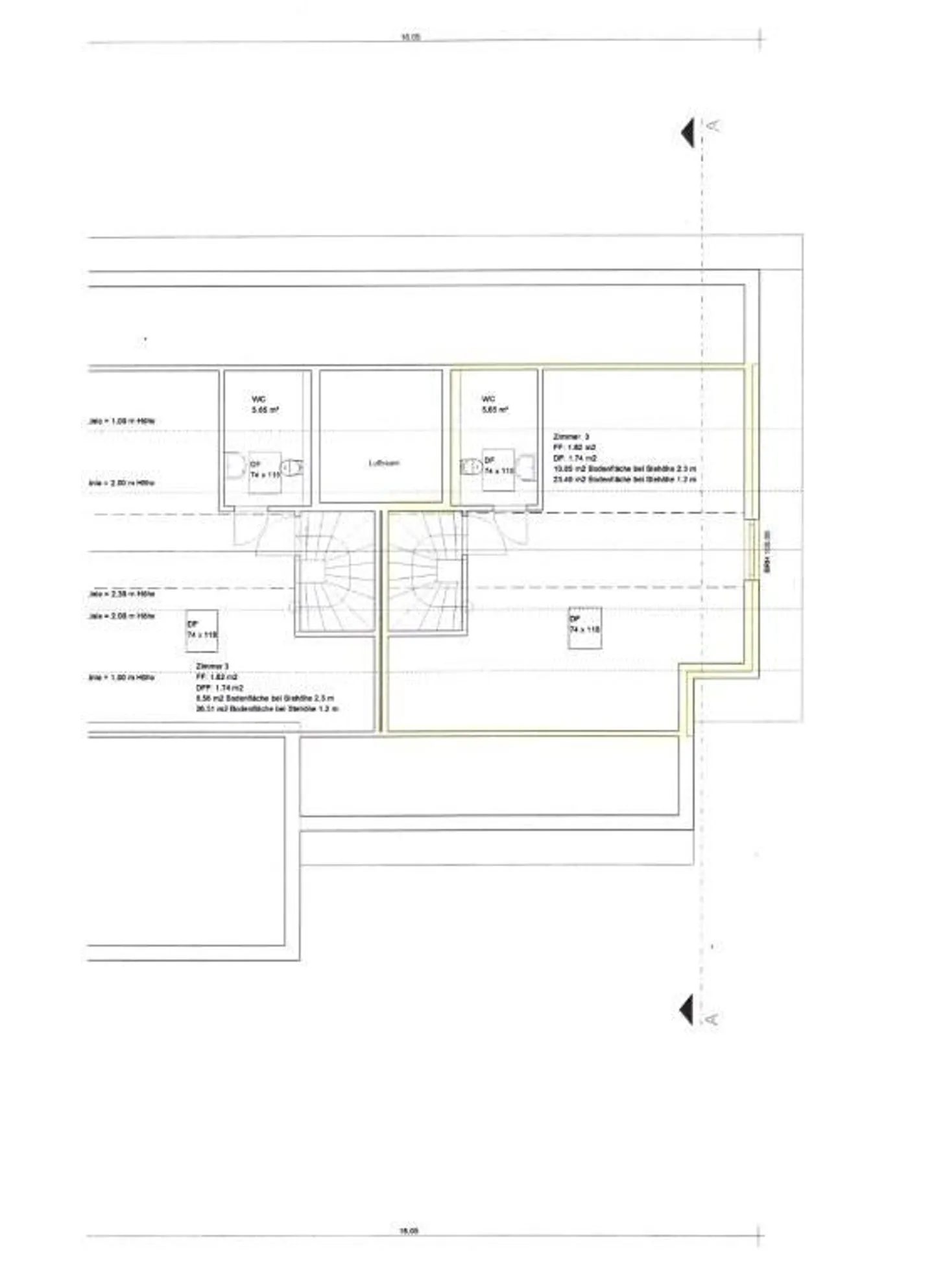 4.5 Room Maisonette Apartment for Rent in 4-Family House, Whirlpool, etc. Beautiful Location - Photo 8 of 9