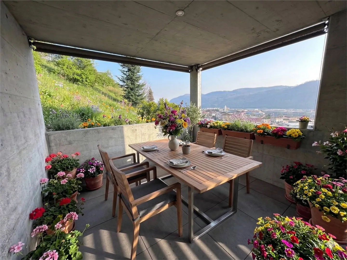 Modernes Apartment mit Terrassen - Foto 1 von 15