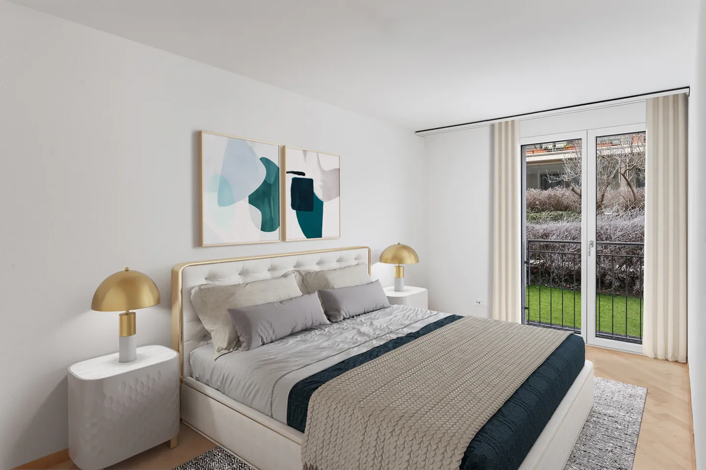 Appartement de jardin lumineux de 5,5 pièces - Photo 5 sur 9