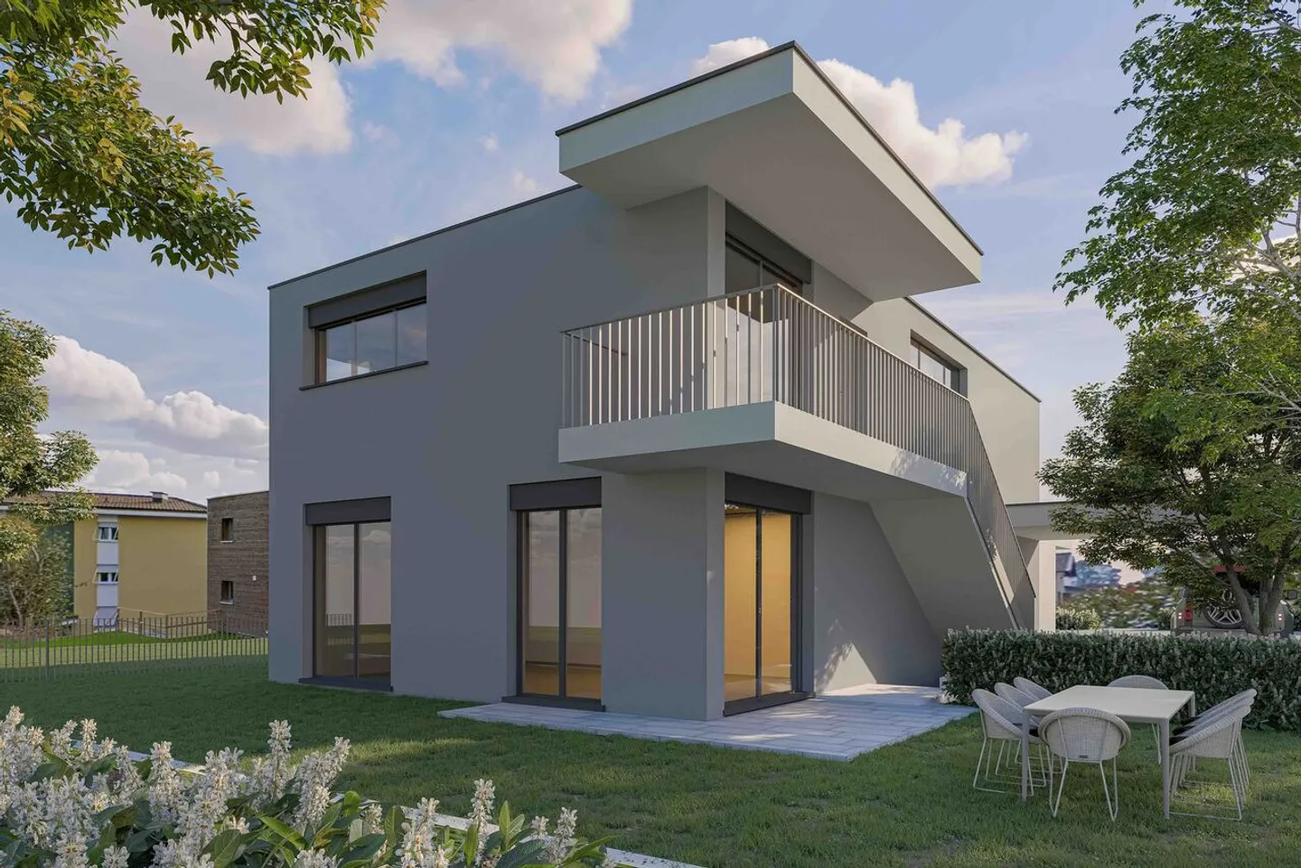 4.5 unités de nouvelle construction à Rancate - Photo 3 sur 4