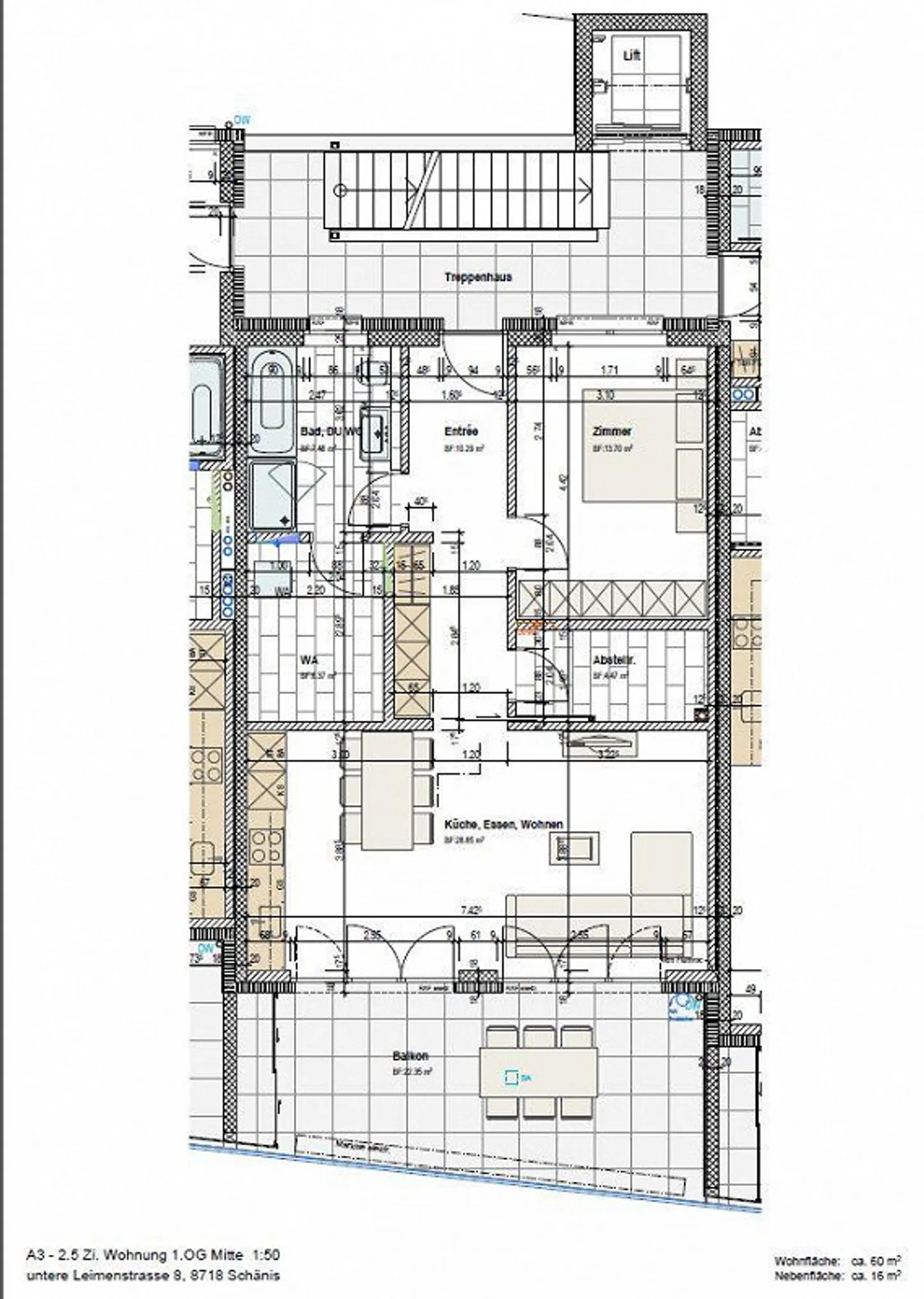 Belle appartement de 2,5 pièces avec grand balcon - Photo 13 sur 13