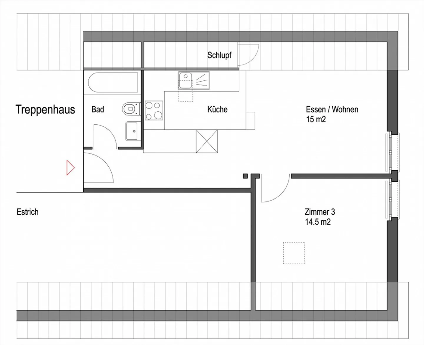 Appartement sous les combles - Photo 9 sur 9