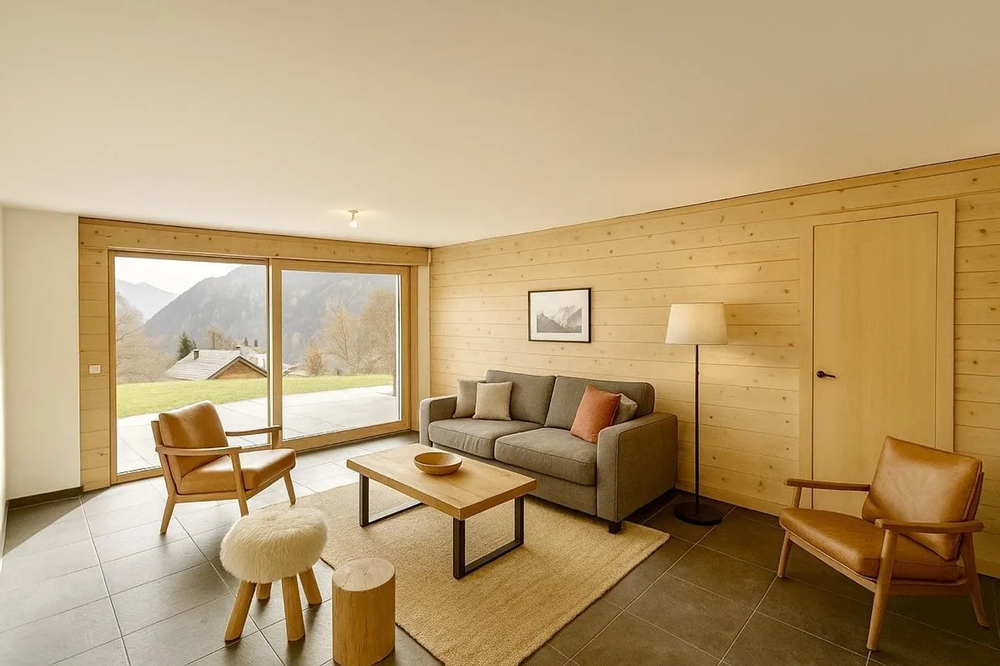 2.5 pièces neuf avec terrasse Sud et vue montagne - Photo 1 of 15